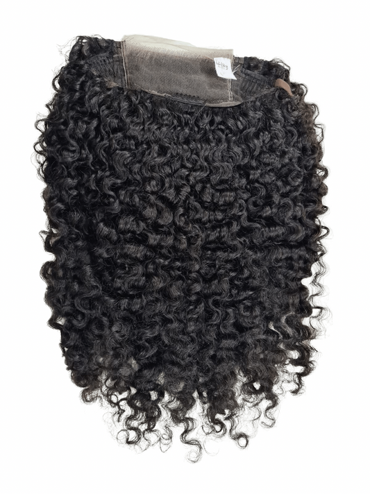 5x5 lace closure curly wig